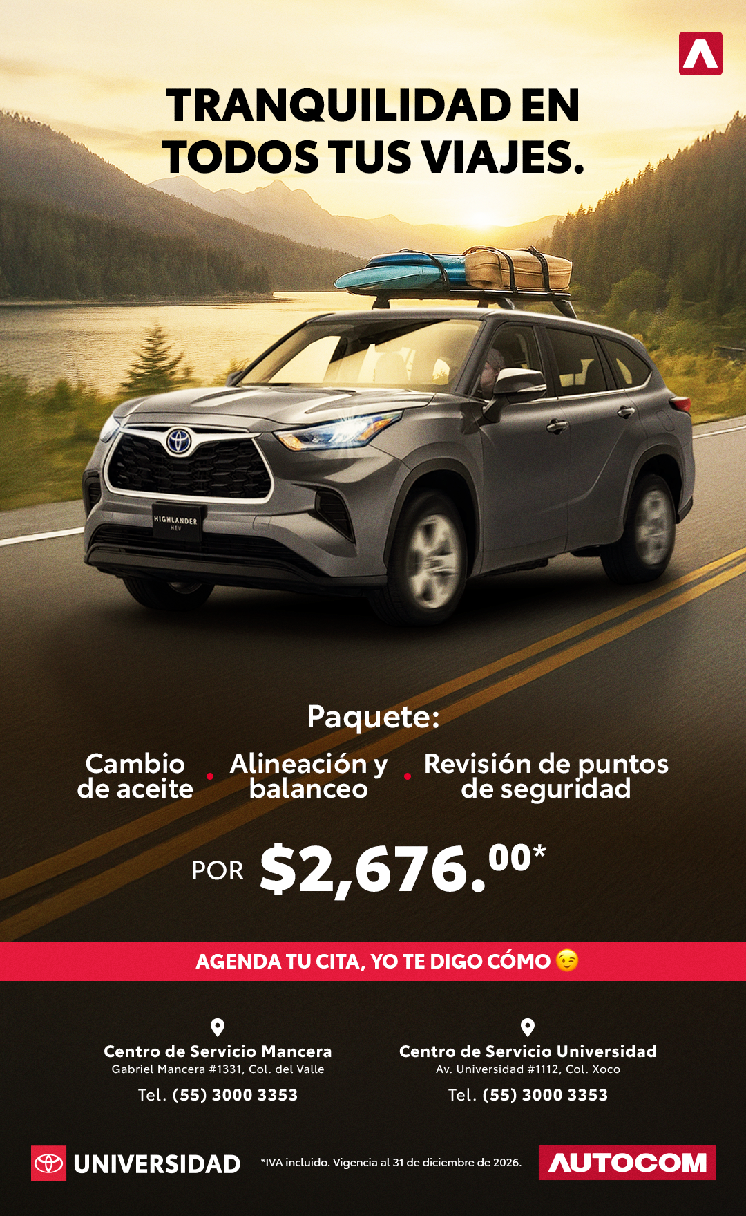 paquete tranquilidad